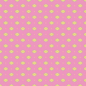 Happy Foulard in pink lemonade -2.4”