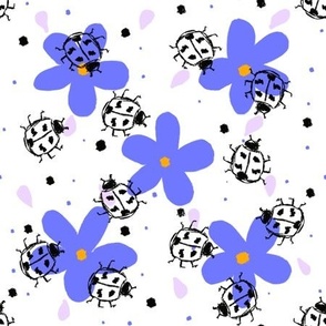Ladybugs_And_Blossoms_-_Violet_And_White_
