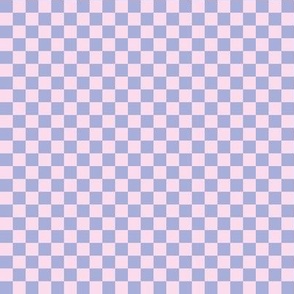 Minimalist boho checker plaid design basic check color block tartan nursery print spring blush lilac SMALL