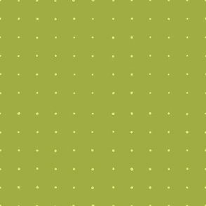 Grid Dot Olive Green 