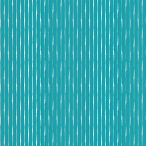 Grunge Stripes Aqua Blue White Irregular Lines