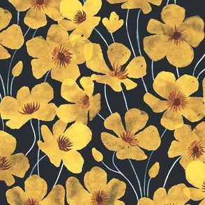 Painted Wild Buttercups