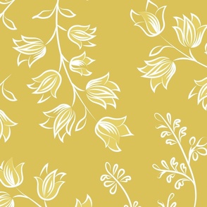 Romantic Florals // Buttercups Yellow - Large