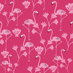 Pink Flamingo Party - Large Scale