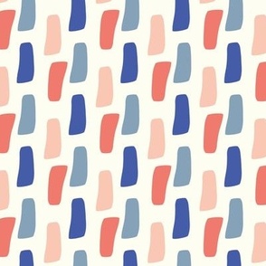 Cute Blue Pink Pastel Stripes 