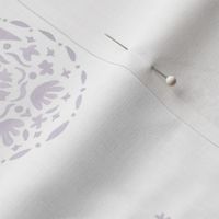 Misty Lilac ON White TEARDROP PAISLEY copy