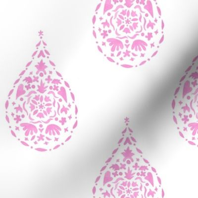 ORCHID ON White TEARDROP PAISLEY copy