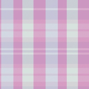 Evander Plaid Pattern - Lilac, Mint, Periwinkle - Pastel Tartan Collection