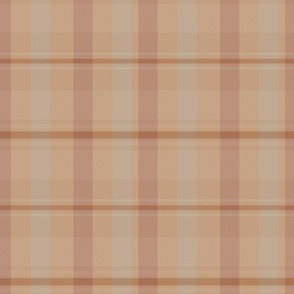 Artair Plaid Pattern - Light Brown, Tan, Pastel Sage - Light Academia Tartan Collection