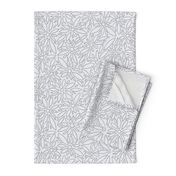 line art floral soft ash gray normal scale