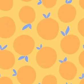 Oranges on Yellow