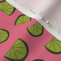 Lime Slice // Bubblegum Pink // Smaller