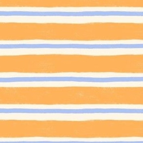 Orange + Blue Stripes