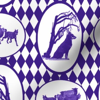 Beauceron Toile - purple