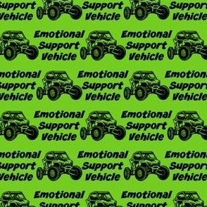 EMOTIONAL SUPPORT SXS, GREEN/BLACK