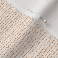 Squiggle Stripes Horizontal - Neutral Earth Tone Ivory / Cream / Tan / Gold / Orange / Sienna Wavy Hand Drawn Organic Striped  Lines SMALL