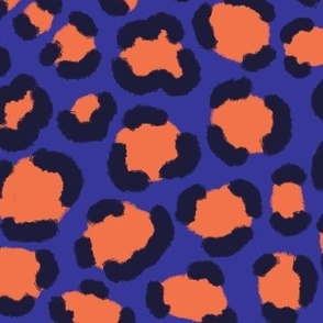 Leopard__Blue_And_Orange__Medium_