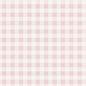 Sweet As Pie gingham small pink and cream