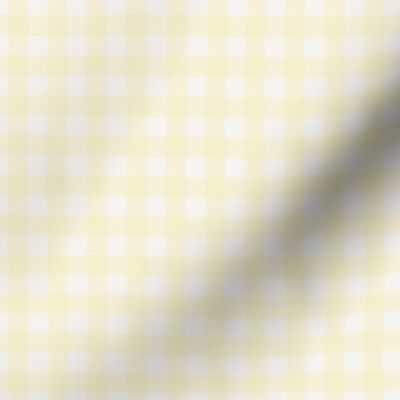 Sweet As Pie gingham small yellow and cream