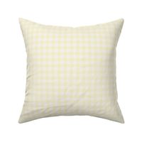 Sweet As Pie gingham small yellow and cream