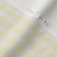 Sweet As Pie gingham small yellow and cream