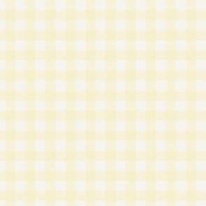 Sweet As Pie gingham small yellow and cream