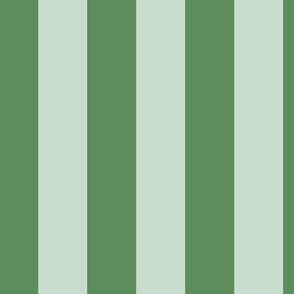 Vertical Cabana Stripe Wide | Frosted Jade + Spring Green