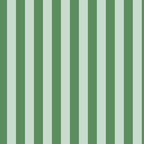 Vertical Cabana Stripe Narrow | Frosted Jade + Spring Green