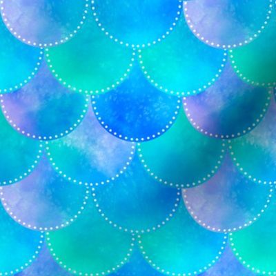 [regular] Mermaid Scales — Watercolor Shimmer