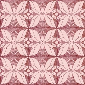 Butterfly Floral Abstract  [Reddy Brown]