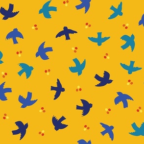 Blue Birds non-directional repeat