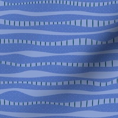 Cobalt blue stripes coordinate