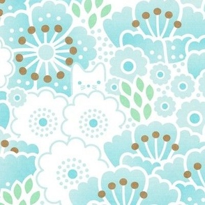 M - Buttercups Pastel Blue