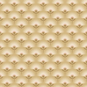 Neutral Geometric gold tiny 6"