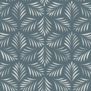 brush stroke leaves _ creamy white_ marble blue teal _  foliage