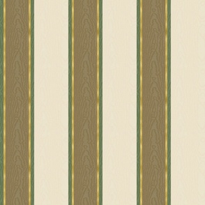 Moire Stripes (Medium) - Bronze Brown, Cream and Gold Foil   (TBS101)