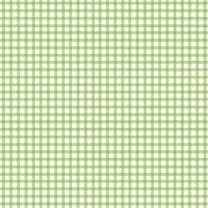 Green gingham plaid pattern 24x16in repeat