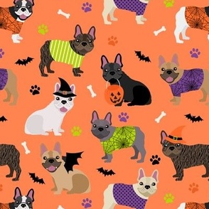 French Bulldog Halloween Orange