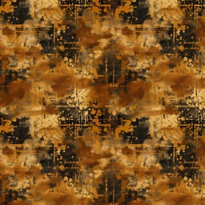 Black and gold abstract 