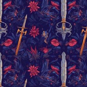 botanical ace of swords 
