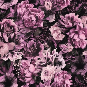 Floral Baroque Opulence Pink Medium Scale