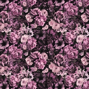 Floral Baroque Opulence Pink Extra Small