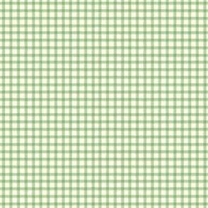 Teal green gingham plaid pattern 24x16in repeat