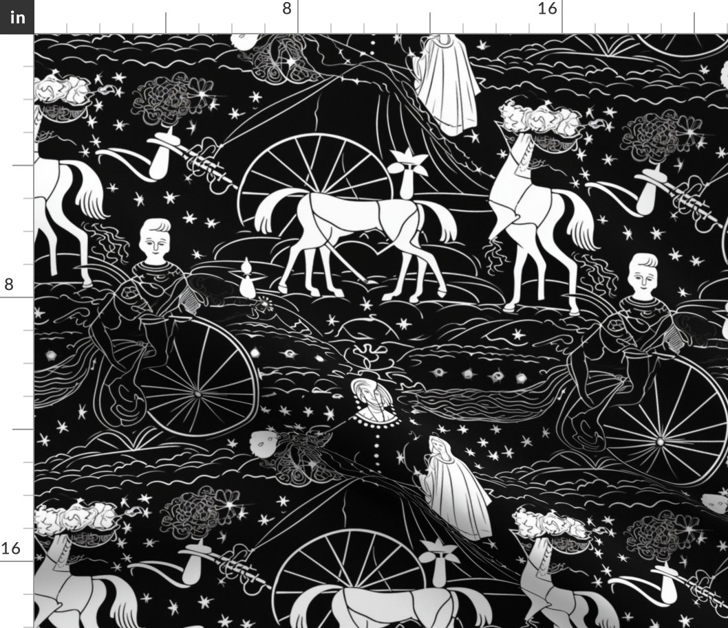 aubrey beardsley the chariot of surreal horse s