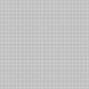 Grey and White Grid Small