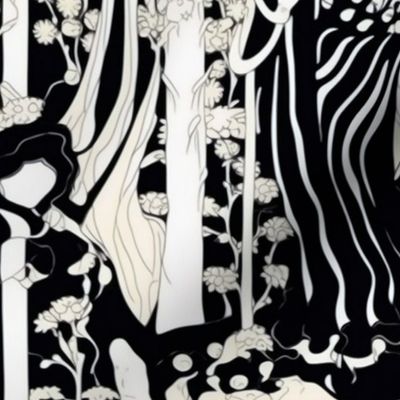 aubrey beardsley the empress of the forest