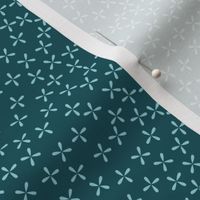 Mint Sparkles on Dark Green