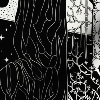 aubrey beardsley the hermit in darkness