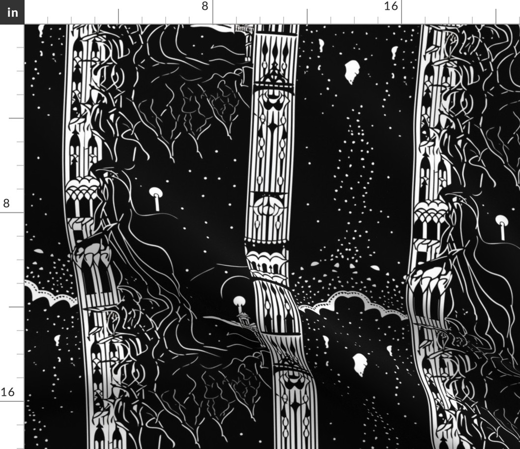aubrey beardsley and the tower in the darkness
