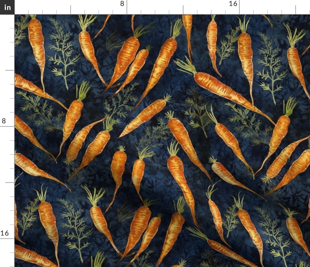 orange carrot batik 